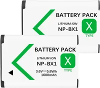 Акумулятор NP-BX1 (2 шт) для Sony ZV-1, ZV-1F, RX100, HDR-CX405, Висока ємність — фото 5