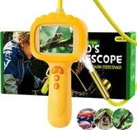 Детский эндоскоп (Оранжевый) камера-зонд, STEM-игрушка, с подсветкой, для 4-10 лет — фото 4