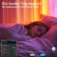 LED-лента VKH (30м) RGB, Светодиодная лента 2х15м с пультом и приложением, Синхронизация с музыкой — фото 2
