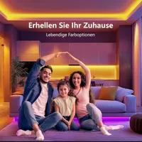 LED-лента VKH (30м) RGB, Светодиодная лента 2х15м с пультом и приложением, Синхронизация с музыкой — фото 4