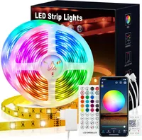 LED-стрічка VKH (30м) RGB, Світлодіодна стрічка 2х15м з пультом та додатком, Синхронізація з музикою — фото 6