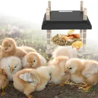 SECRET DESIRE Chick Brooder Heater Stay Warm Adjustable Height Chick Brooder Heating Plate 15W Black — фото 4