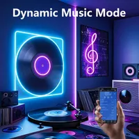 Неонова LED-стрічка (10м) RGB, Bluetooth, App, Синхронізація з музикою, Вулична (Без пульта) — фото 4