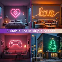 Неонова LED-стрічка (10м) RGB, Bluetooth, App, Синхронізація з музикою, Вулична (Без пульта) — фото 5