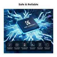 Набор K&F CONCEPT: 3 аккумулятора LP-E6NH (2250mAh) + Тройное ЗУ, для Canon R7, R6, R5, 5D, 6D — фото 7