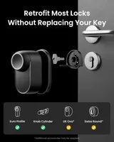 Умный замок SwitchBot Lock Ultra + Keypad Touch (Fingerprint), Euro, Matter, WiFi, Premium — фото 2