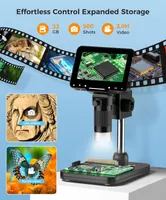 Цифровой микроскоп PalliPartners 4.3" LCD (1080P, 1000X), 10МП, USB, Запись видео, для пайки — фото 7