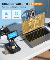 Цифровий мікроскоп PalliPartners 4.3" LCD (1080P, 1000X), 10МП, USB, Запис відео, для пайки