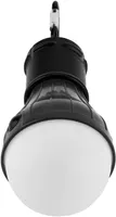 Compact Mini Hanging Lantern with 3 LED Beads, High Low Fast Flashing Modes, Powered by 3 AAA Batteries for Outdoor Camping (Black) — фото 3