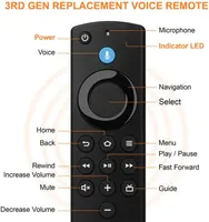 Пульт ДУ для Amazon Fire TV Stick / Cube / 4K Max с голосовым управлением, Сменный (L5B83H)