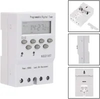 Digital Programmable Timer, Akozon KG316T 220V Microcomputer Time Control Switch Programmable Automatic Digital Timer Switch — фото 6
