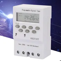 Digital Programmable Timer, Akozon KG316T 220V Microcomputer Time Control Switch Programmable Automatic Digital Timer Switch — фото 9