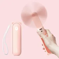 JISULIFE Handheld Fan with 4500 mAh Powerbank Max 37 Hours Runtime, Personal Portable Fan Pocket USB Powered Folding and Mini Rechargeable Quiet -Pink — фото 2