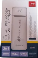 Internet key 4g lte wifi 150 mbps white with sim card slot and reset button — фото 6