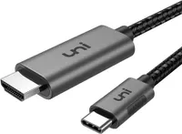 Кабель uni USB-C на HDMI (4K@60Hz) 1.8м у нейлоновому обплетенні, для MacBook/iPad/Galaxy