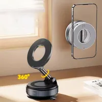 Upgraded Magnetic Car Phone Mount - 360° Rotation Hands-Free Holder with 18N Strong Magnet,Dashboard/Vent/Windshield Mount,Black. — фото 6