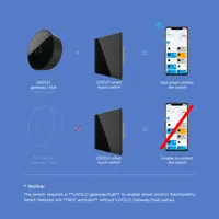 LIVOLO Zigbee Smart Touch Wall Light Switch, 2 Gang, App Control with Alexa and Google Assistant, No Neutral Wire Required (Black) Need LIVOLO hub — фото 5