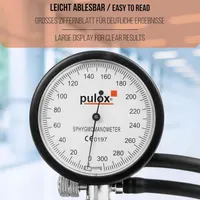 Pulox Aneroid Sphygmomanometer Manual Blood Pressure Monitor — фото 6