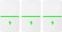Stop Watt Power Saver, Power Saver, Power Saver, Household Appliance with Stable Voltage, for Household Office Market Factory (EU Plug) Pack of 3