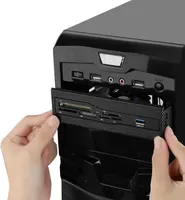 Внутренний Картридер 3.5" USB 3.0 (All-in-One), SD/MicroSD/CF/XD/M2/MS, в корпус ПК — фото 3