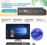 Внутренний Картридер 3.5" USB 3.0 (All-in-One), SD/MicroSD/CF/XD/M2/MS, в корпус ПК — фото 9