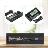Внутрішній Картрідер 3.5" USB 3.0 (All-in-One), SD/MicroSD/CF/XD/M2/MS, у корпус ПК — фото 7