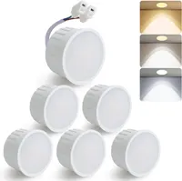 Ультратонкие LED-модули HCFEI (6 шт) 5W 230V, Замена ламп GU10/MR16, Глубина 24мм, IP44