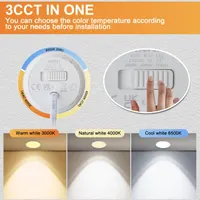 Ультратонкие LED-модули HCFEI (6 шт) 5W 230V, Замена ламп GU10/MR16, Глубина 24мм, IP44 — фото 5