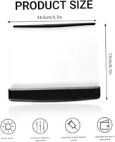 Flat Light for Reading in Bed at Night Clear LED Book Full Page Light Illuminator Panel Plate Lamp Board Wireless — фото 3