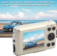 Cybershot Digital Camera - 16MP, 16X Zoom, 720P HD Video, Gold — фото 7