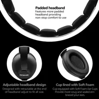 Baby Headphones Noise Cancelling Headphones for Babies for 3 Months to 3 Years (Black) — фото 4
