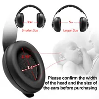 Baby Headphones Noise Cancelling Headphones for Babies for 3 Months to 3 Years (Black) — фото 6