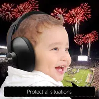 Baby Headphones Noise Cancelling Headphones for Babies for 3 Months to 3 Years (Black) — фото 7