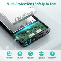 Внешний аккумулятор Trswyop 26800mAh (5 портов) с LCD-дисплеем — фото 4
