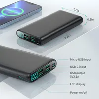 Зовнішній акумулятор Trswyop 26800mAh (5 портів) з LCD-дисплеєм — фото 3