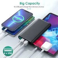 Зовнішній акумулятор Trswyop 26800mAh (5 портів) з LCD-дисплеєм — фото 5