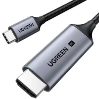 UGREEN USB-C to DisplayPort 2.1 Cable 40Gbps 16K@30Hz 8K@120Hz 4K@240Hz Thunderbolt 5 100 cm