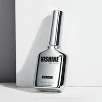 Топ для гель-лака Vishine No Wipe (Без липкого слоя), Набор 2 шт по 16 мл, Глянцевый, Стойкий — фото 6