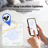 Bluetooth-трекер для Android (4 шт) с поддержкой "Google Find My Device", IP67, Черный — фото 2