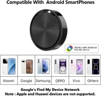 Bluetooth-трекер для Android (4 шт) с поддержкой "Google Find My Device", IP67, Черный — фото 4