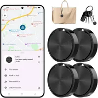 Bluetooth-трекер для Android (4 шт) з підтримкою "Google Find My Device", IP67, Чорний — фото 7