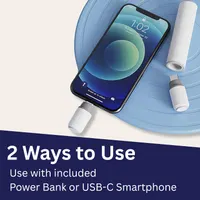 Bug Bite Relief Pen with Power Bank & Smartphone Connect | Infrared Heat for Mosquito Itch | USB-C | Bite Healer — фото 6