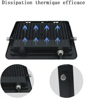 Вуличний LED прожектор 10W (IP68 Водонепроникний), Холодне біле, 220V, Для саду/фасаду — фото 2