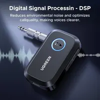 UGREEN Bluetooth 5.4 Adapter for Car, Receiver for Car/Home Stereo/Speaker/Wired Headphones, Handsfree Call, Dual Device Connection, 15 Hour Playtime — фото 2