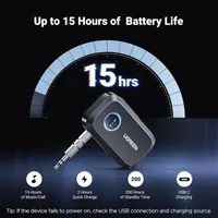 UGREEN Bluetooth 5.4 Adapter for Car, Receiver for Car/Home Stereo/Speaker/Wired Headphones, Handsfree Call, Dual Device Connection, 15 Hour Playtime — фото 6