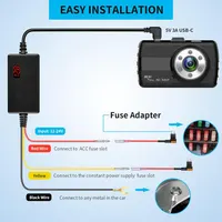Кабель прямого підключення відеореєстратора (Hardwire Kit) з вольтметром та захистом — фото 2