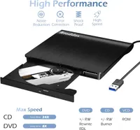 Зовнішній CD/DVD привід USB 3.0 (Пишучий) для Ноутбука/ПК, Портативний — фото 3