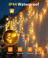Гирлянда светодиодная 10м 100 LED (Теплый белый), От сети, Пульт, Таймер, IP44 — фото 4