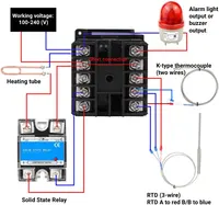 Digital PID Temperature Controller REX-C100 Thermostat Temperature Controller Regulator 100-240 V Relay Output 1500VAC, 14 Bit — фото 3