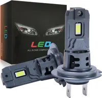 Автолампы LED H7 80W 10000Lm (2 шт), 6500K Холодный белый, IP68, Mini Size — фото 2